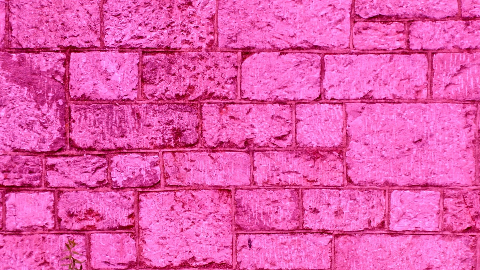 White Grunge Aesthetic on Pink Brick Background