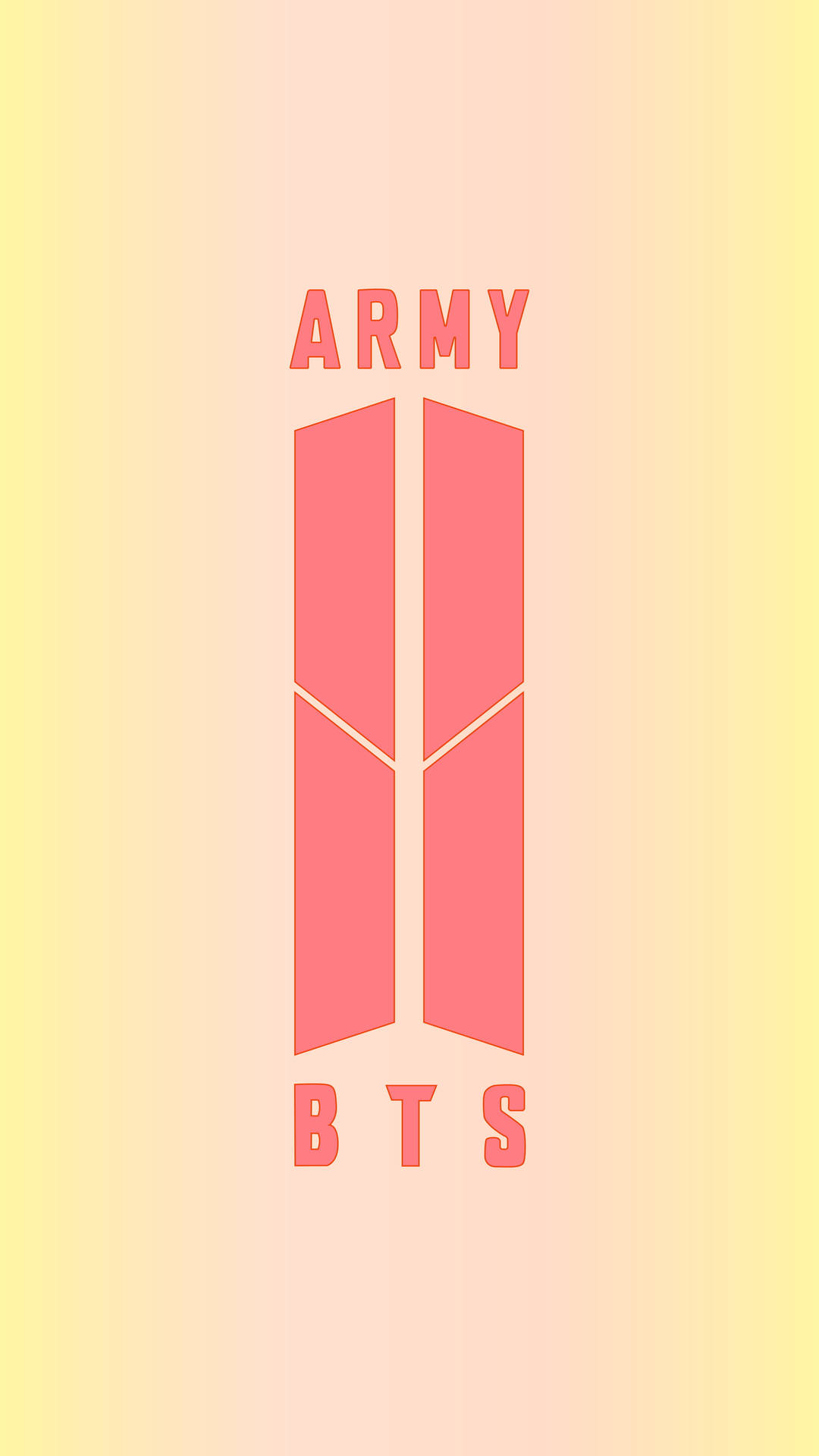 Pink BTS Army Logo Wallpaper