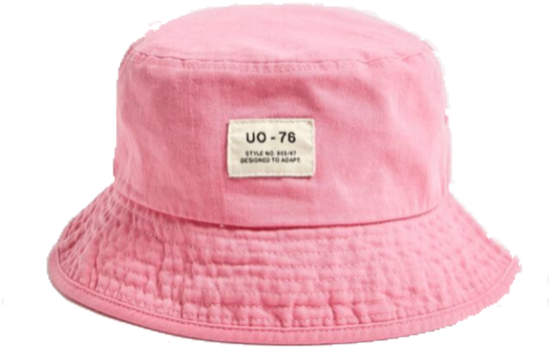 Pink Bucket Hat Product Image PNG