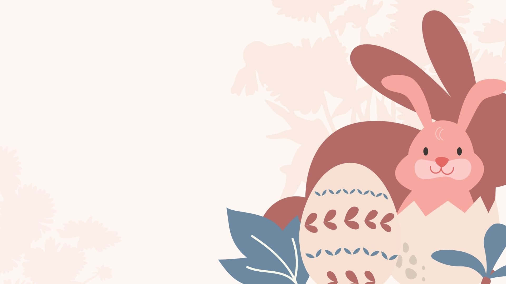 Get ready to hop with this undeniably cute pink bunny! Wallpaper