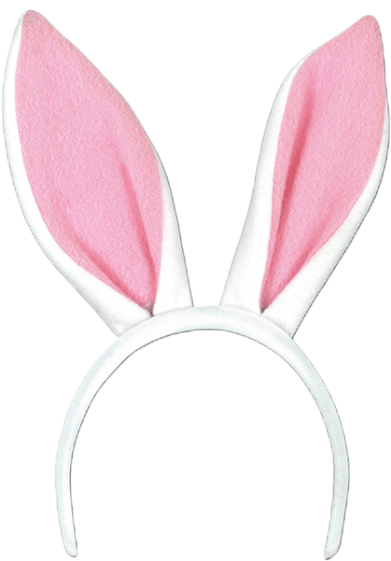 Download Pink Bunny Ears Headband.png | Wallpapers.com