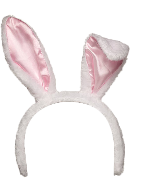 Pink Bunny Ears Headband PNG