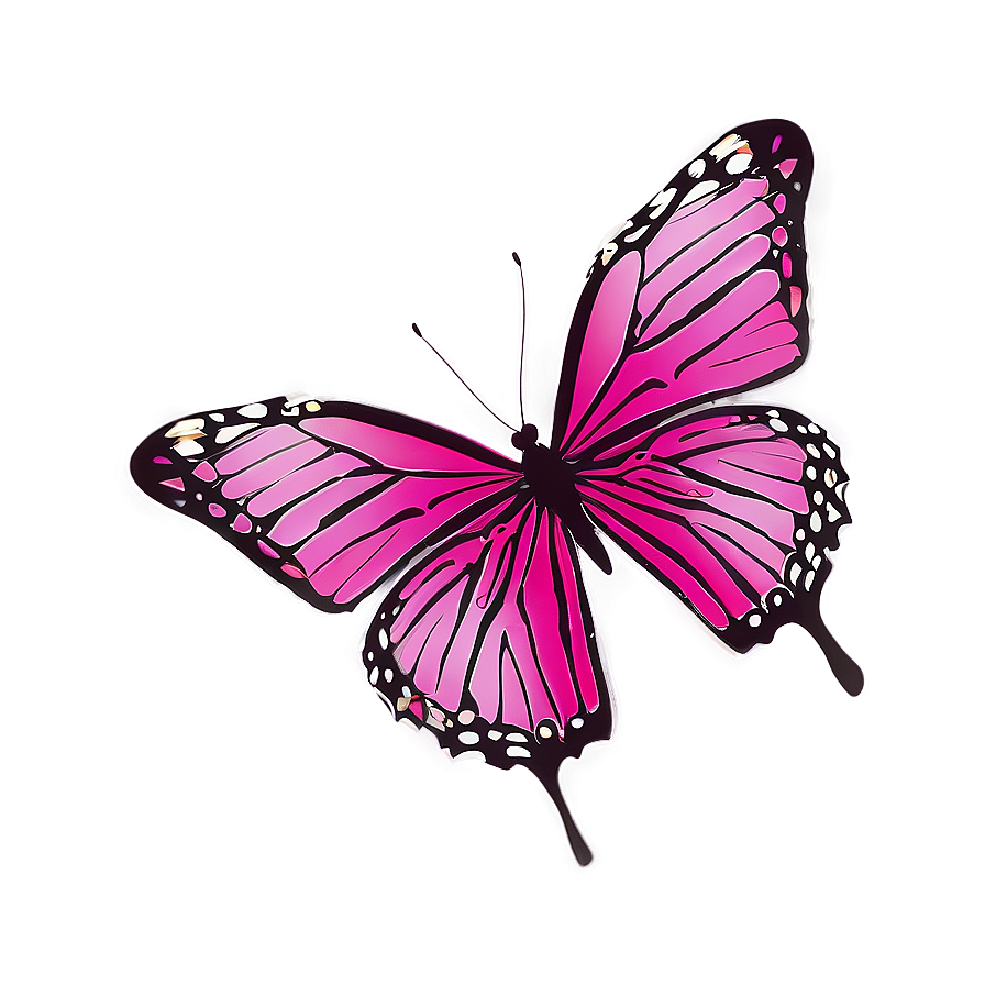 Download Pink Butterfly Flying Sequence Png 83 | Wallpapers.com