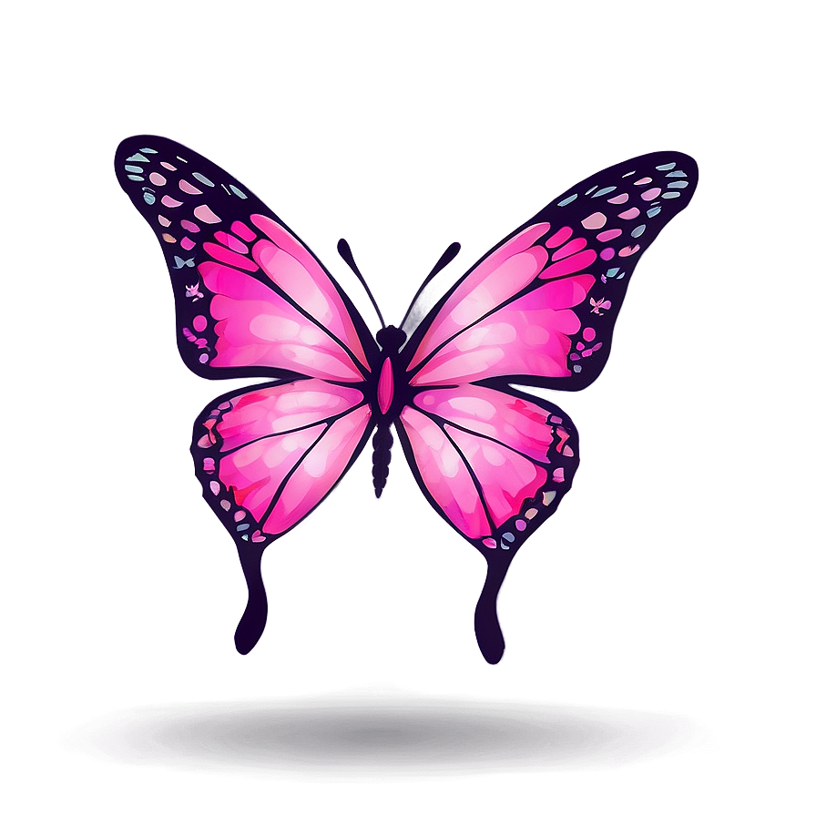 Pink Butterfly For Logo Design Png 59 PNG