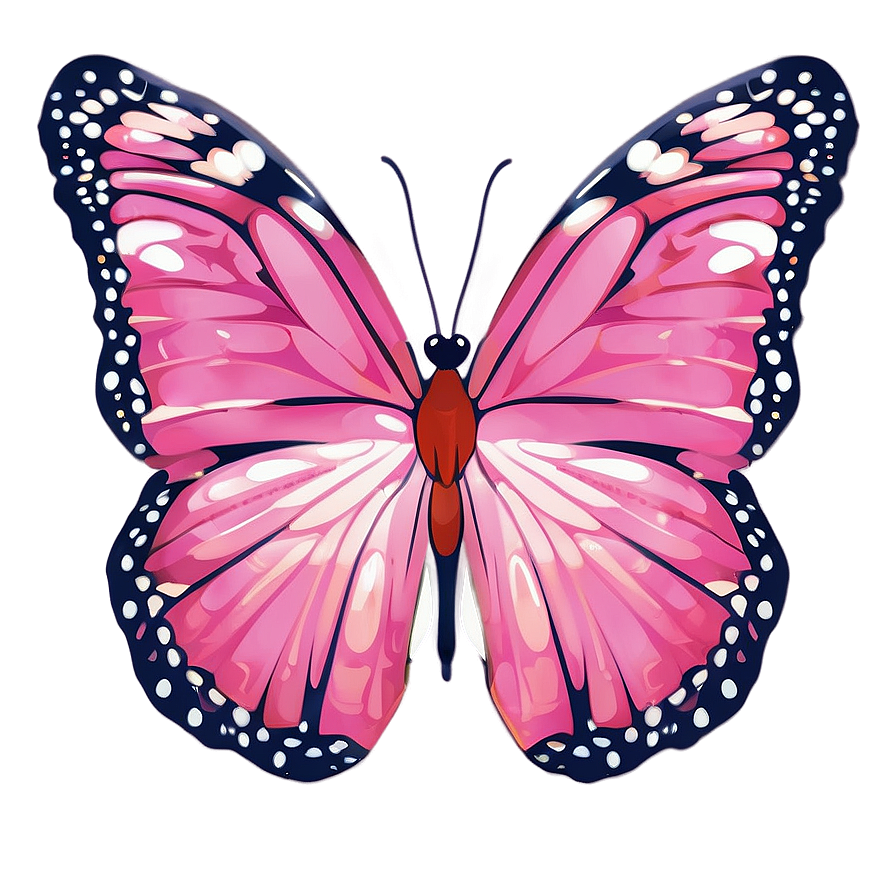 Download Pink Butterfly Outline Png 42 