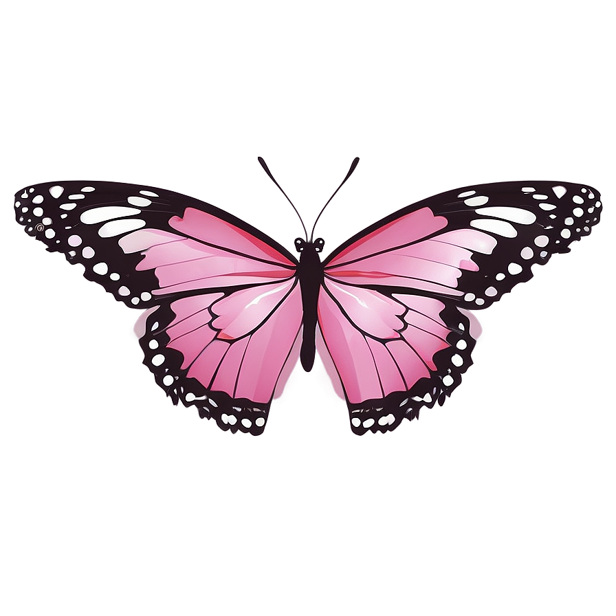 Pink Butterfly Transparent Background Png Slp95 PNG