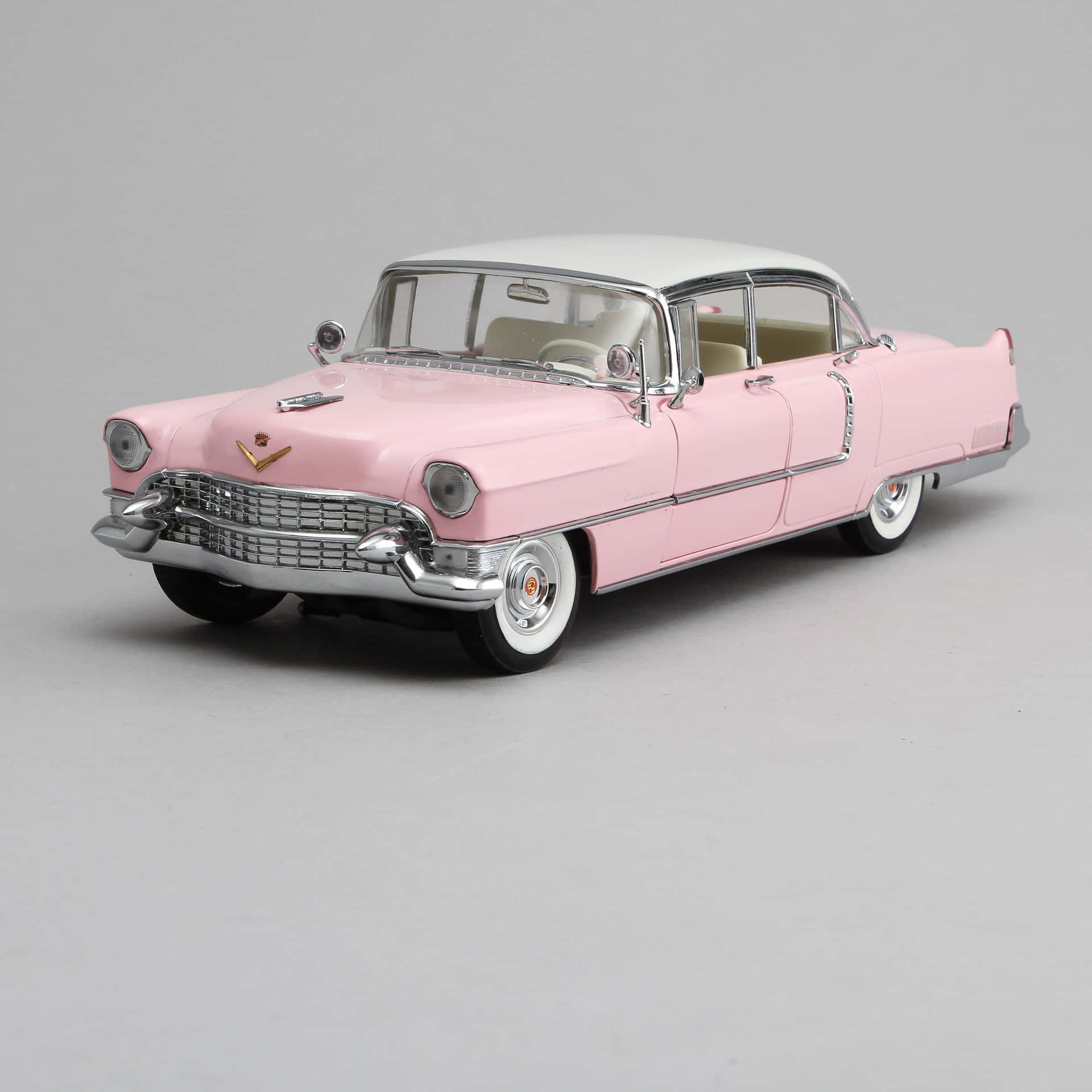 Vintage Pink Cadillac in all its glory Wallpaper