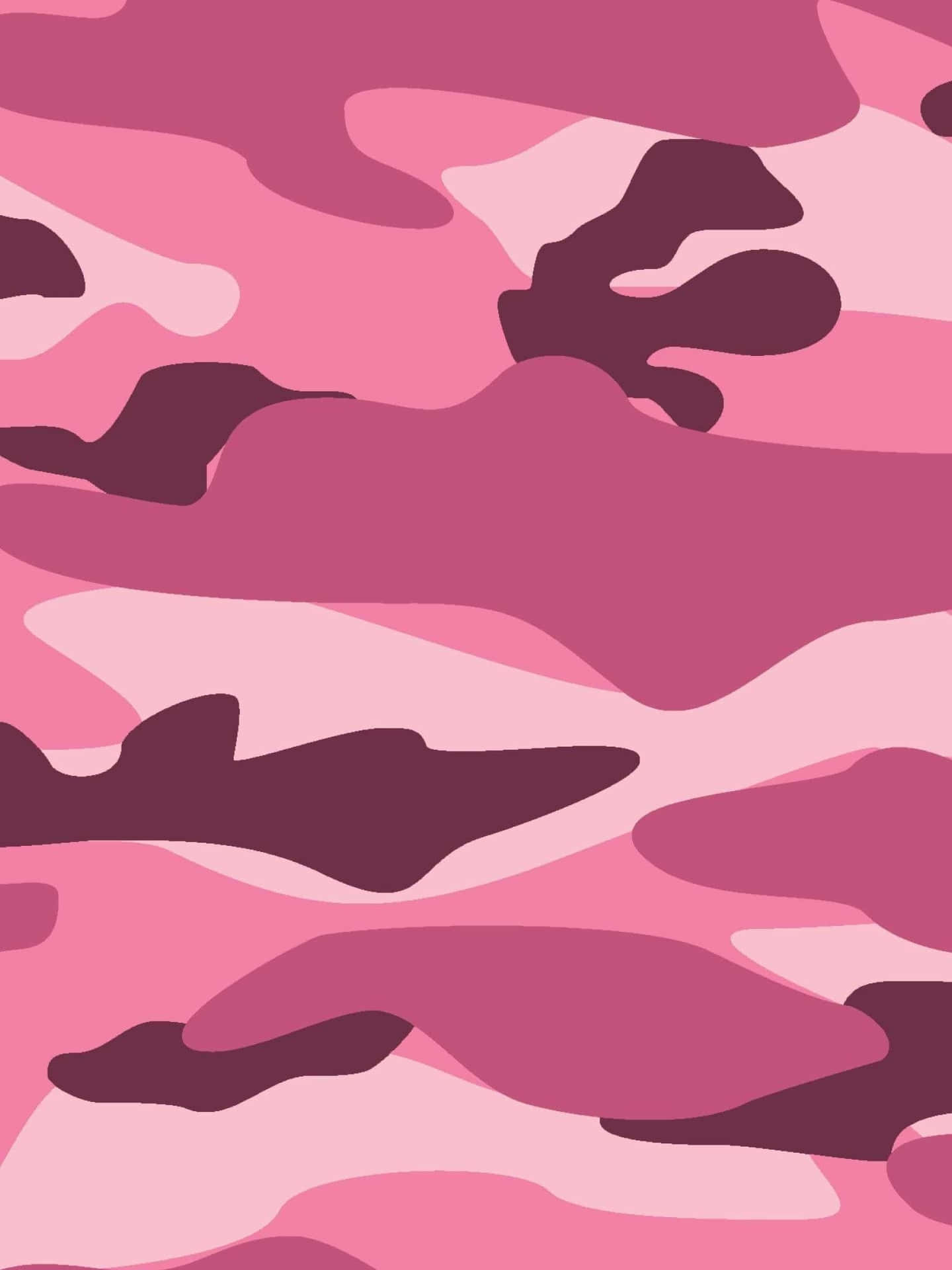 “Be Bold and Step Out of the Box with Pink Camo” Wallpaper
