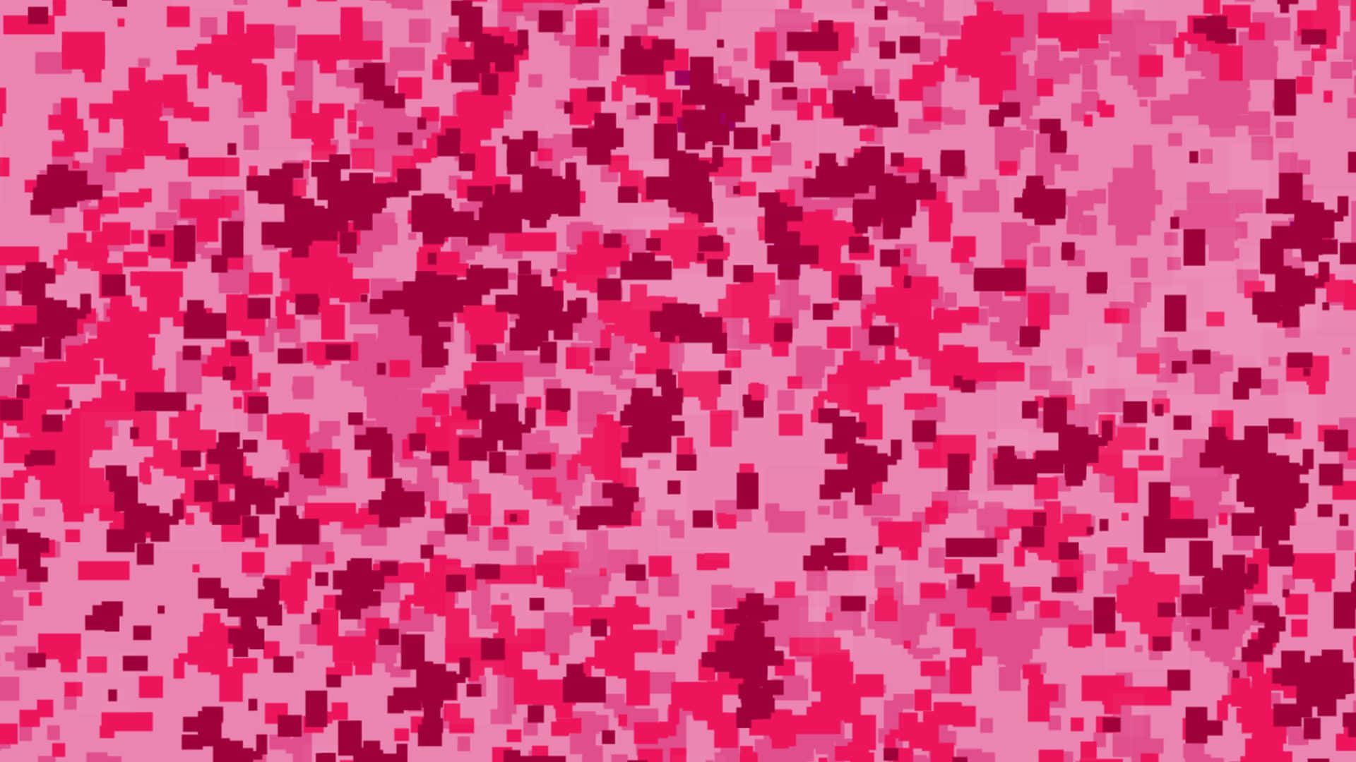Pixelized Pink Camo Wallpaper