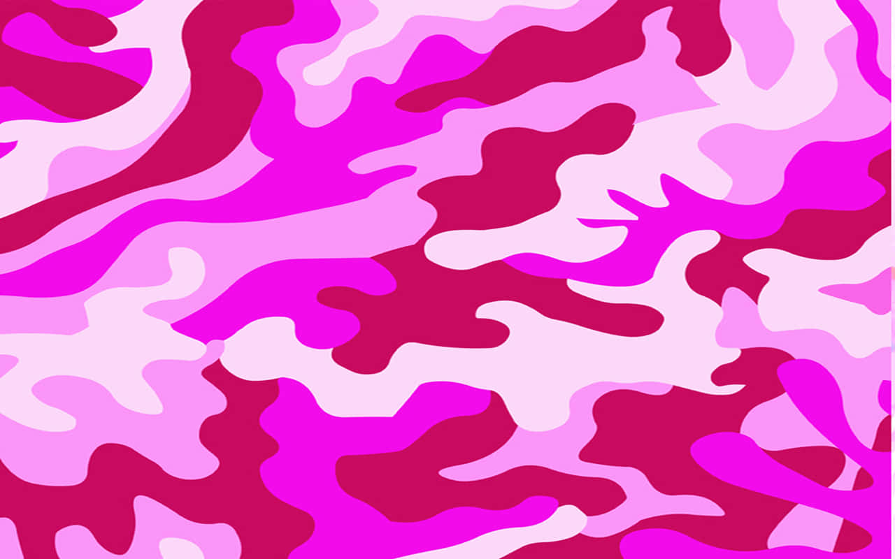 Pink Camo 1280 X 800 Wallpaper