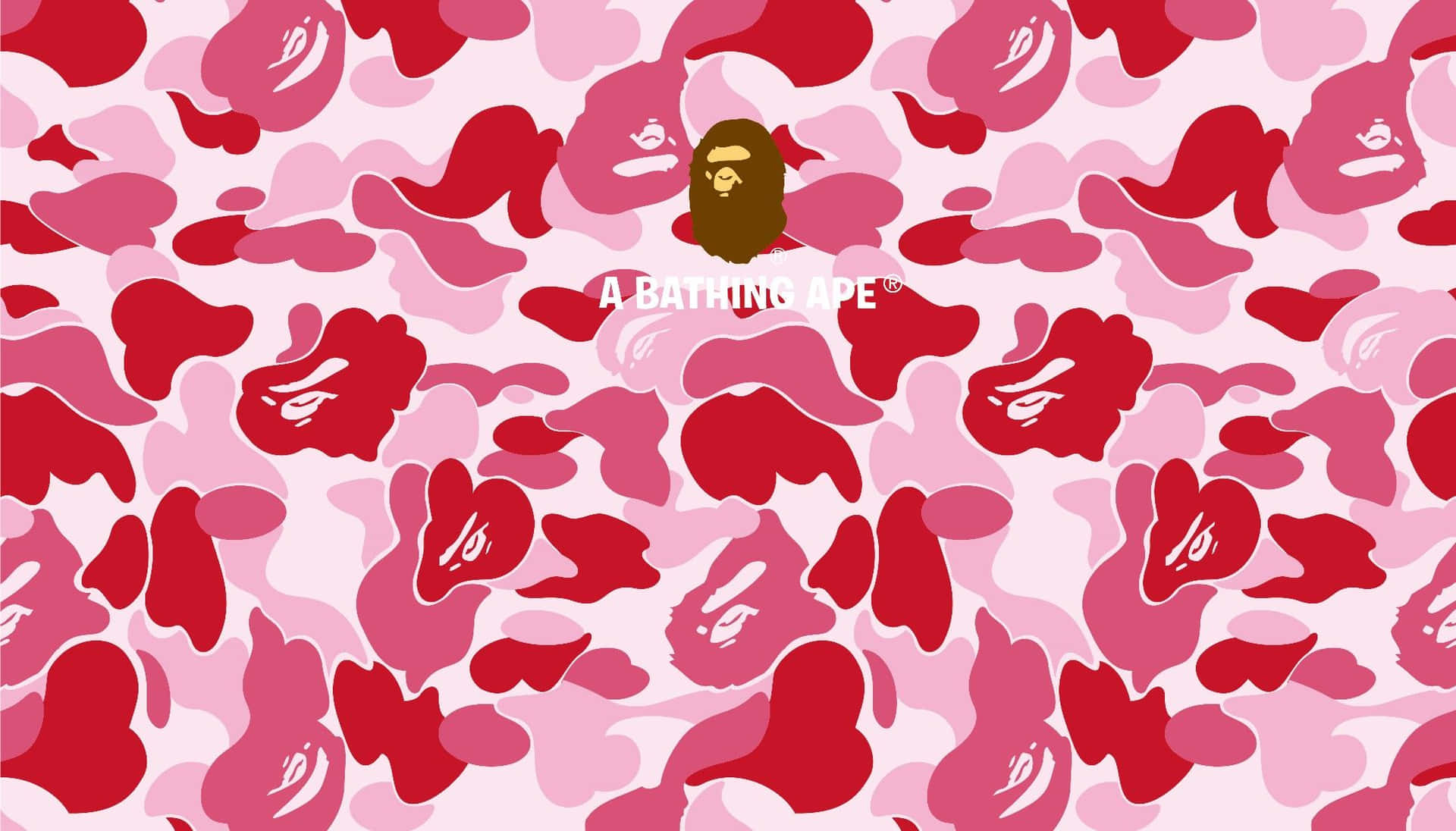 A Bathing Ape Pink Camo Wallpaper