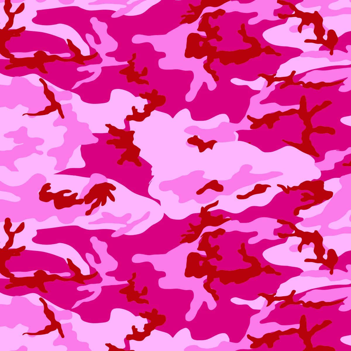 Pink Camo With Red Shadows Wallpaper