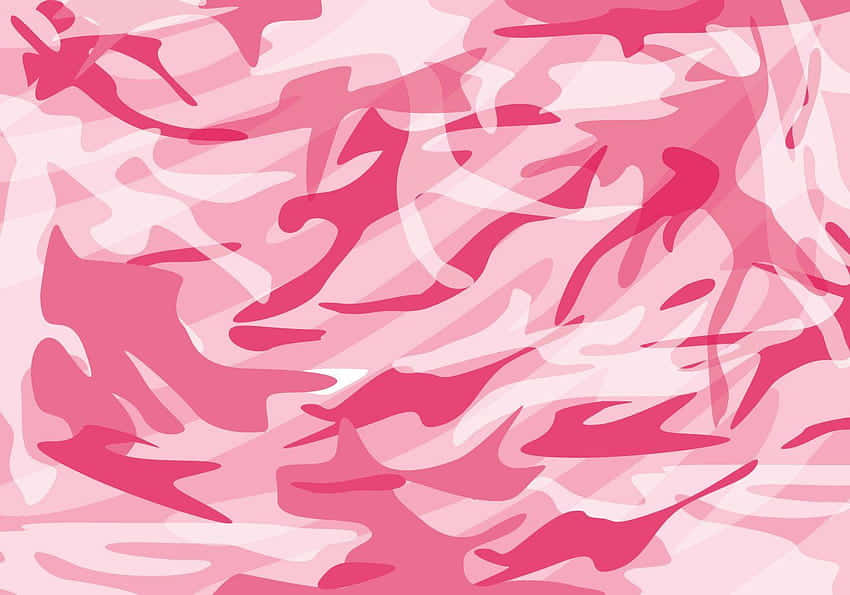 Pink Camo Outfit for Showcasing Din Bolde Sans for Stil Wallpaper