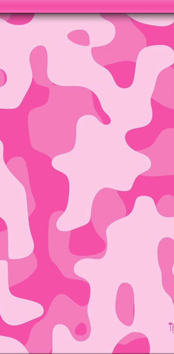 rosa camoufleret mønster tapet Wallpaper