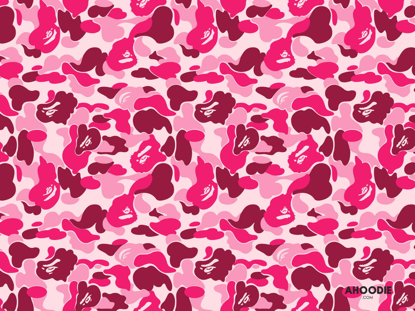 Pink Camouflage Pattern Wallpaper Wallpaper
