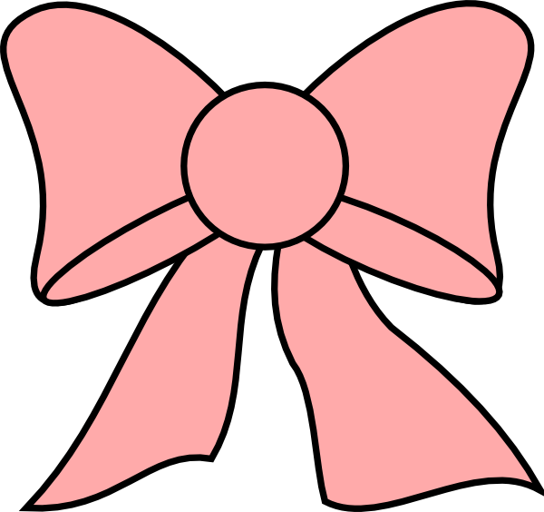 Pink Cartoon Bow Illustration PNG