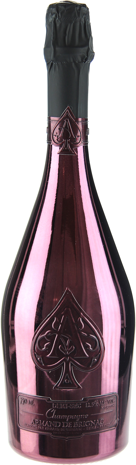 Pink Champagne Aceof Spades Bottle PNG