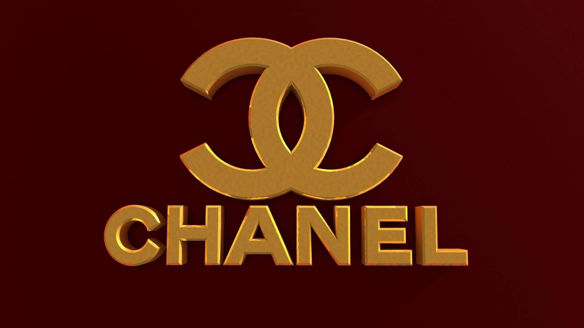 Dasikonische Rosa Chanel-logo Wallpaper