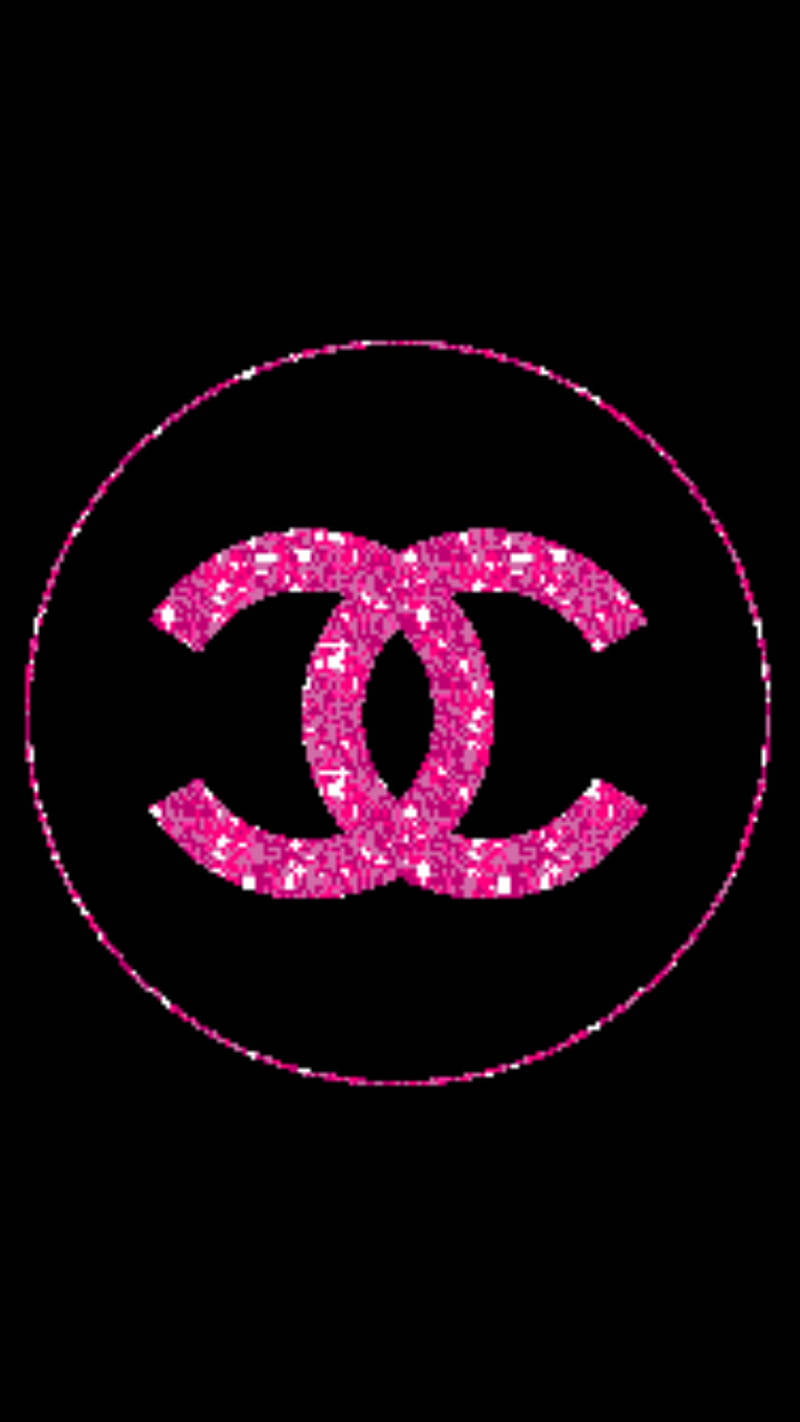 Logoda Chanel Rosa. Papel de Parede