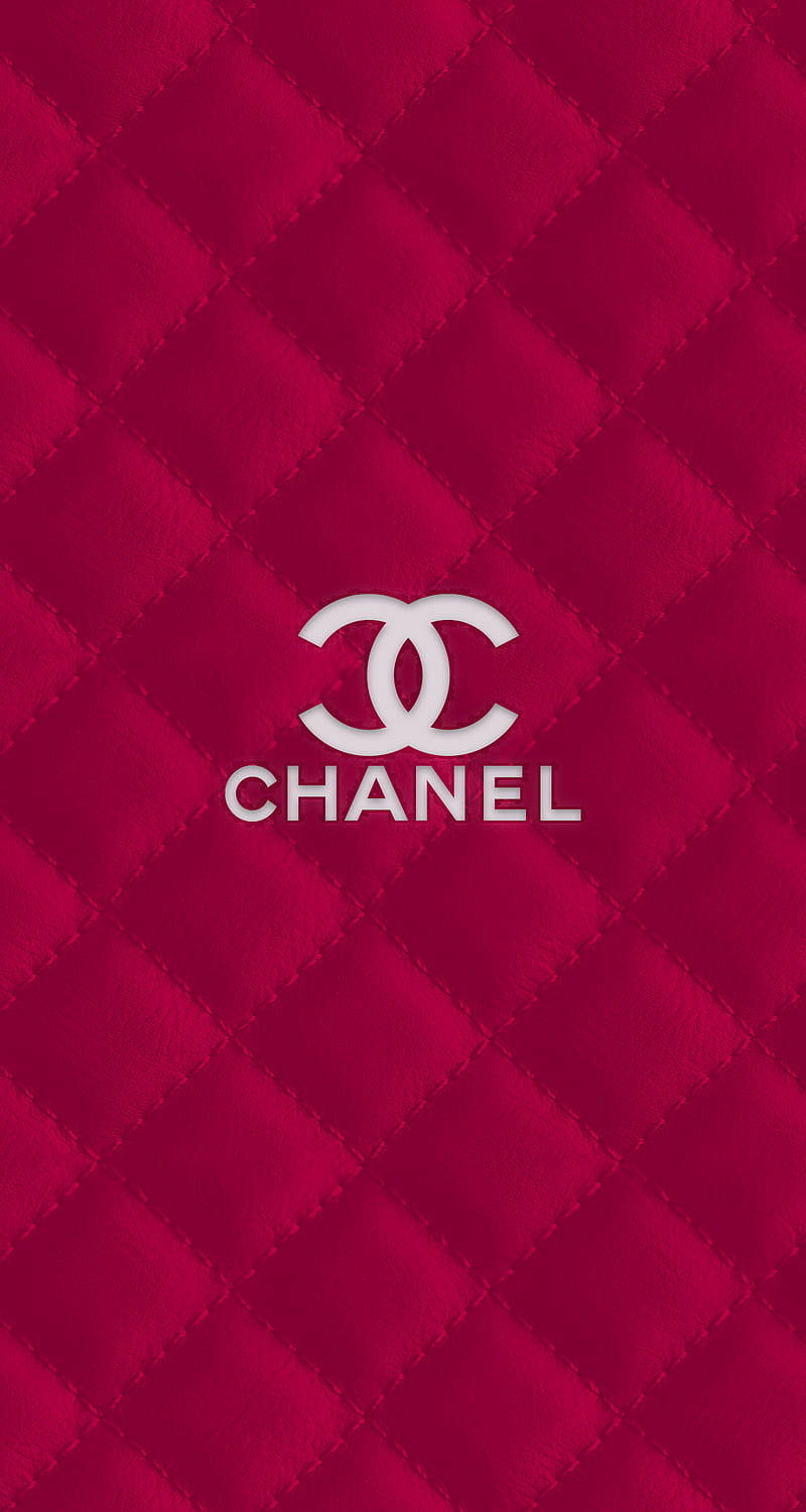 Pink Chanel Logo Recept Papegøje Tapet Wallpaper