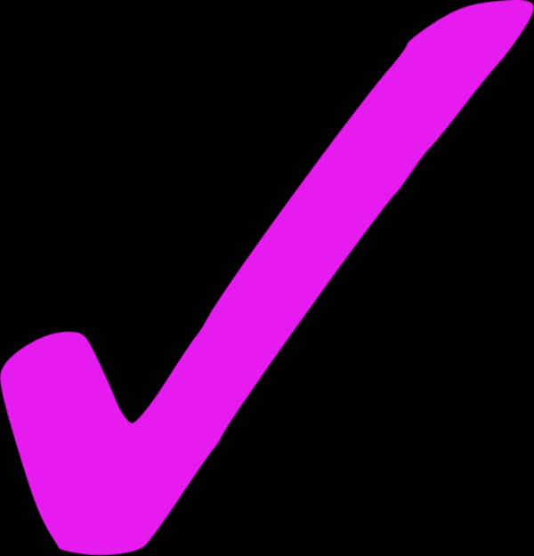 Pink Check Mark Graphic PNG