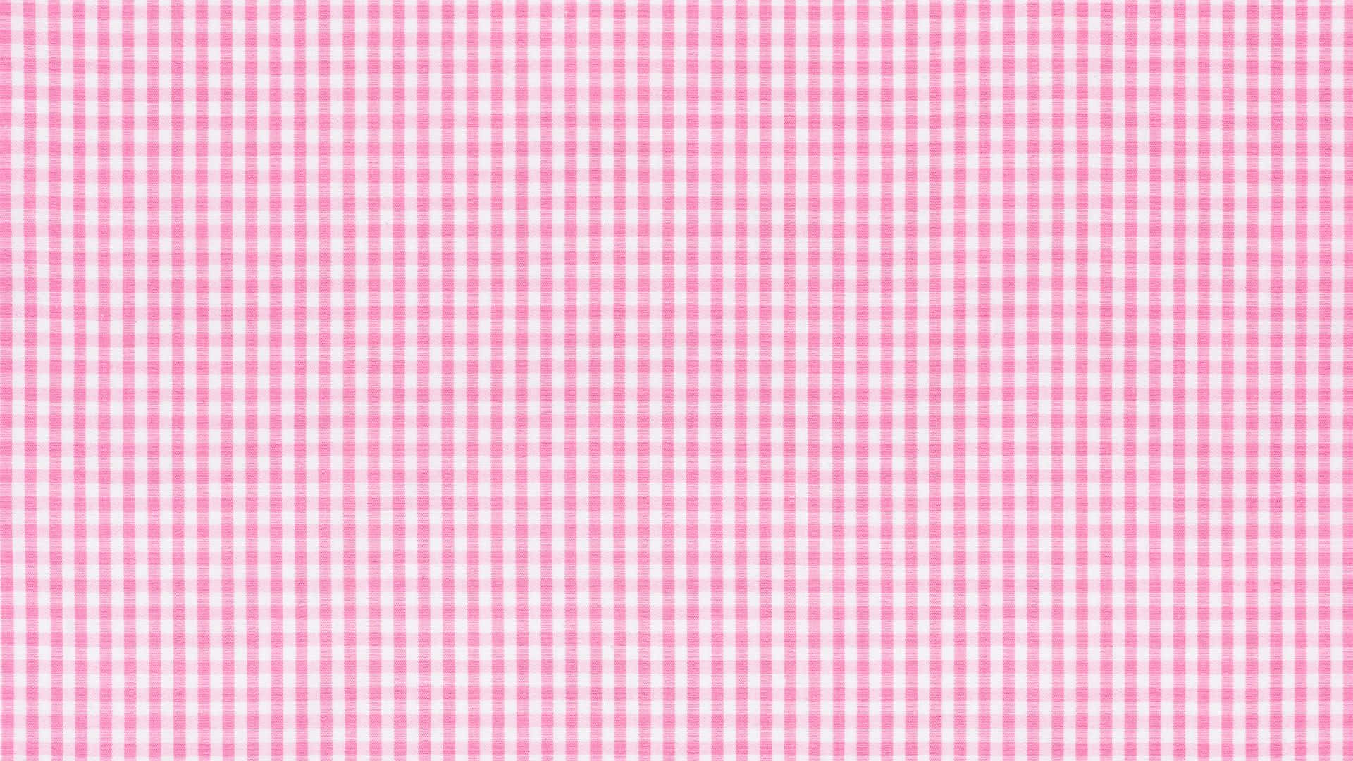 Vibrant Pink Checkered Pattern Wallpaper