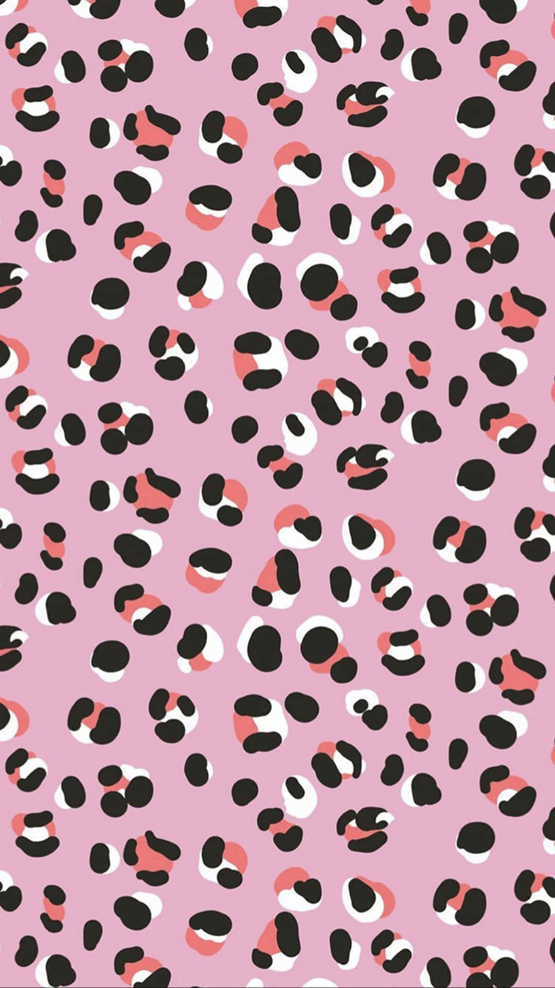 Pink Cheetah Print Pattern Wallpaper