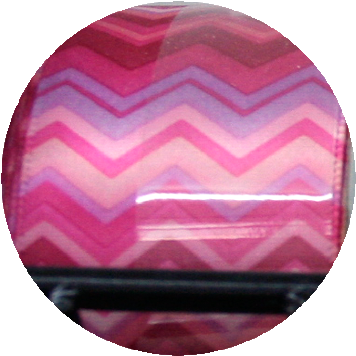 Pink Chevron Pattern Ball PNG