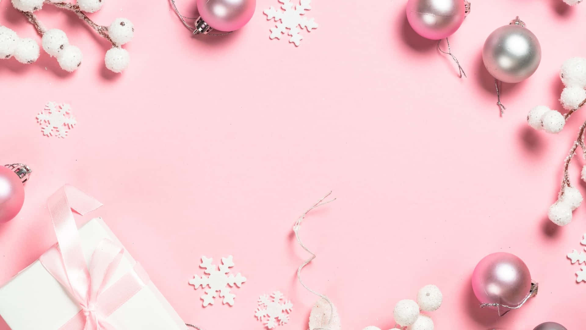 Celebrate and spread cheer with a festive touch of pink at Christmas!