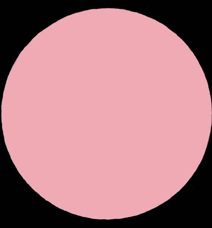Pink Circle Black Background PNG