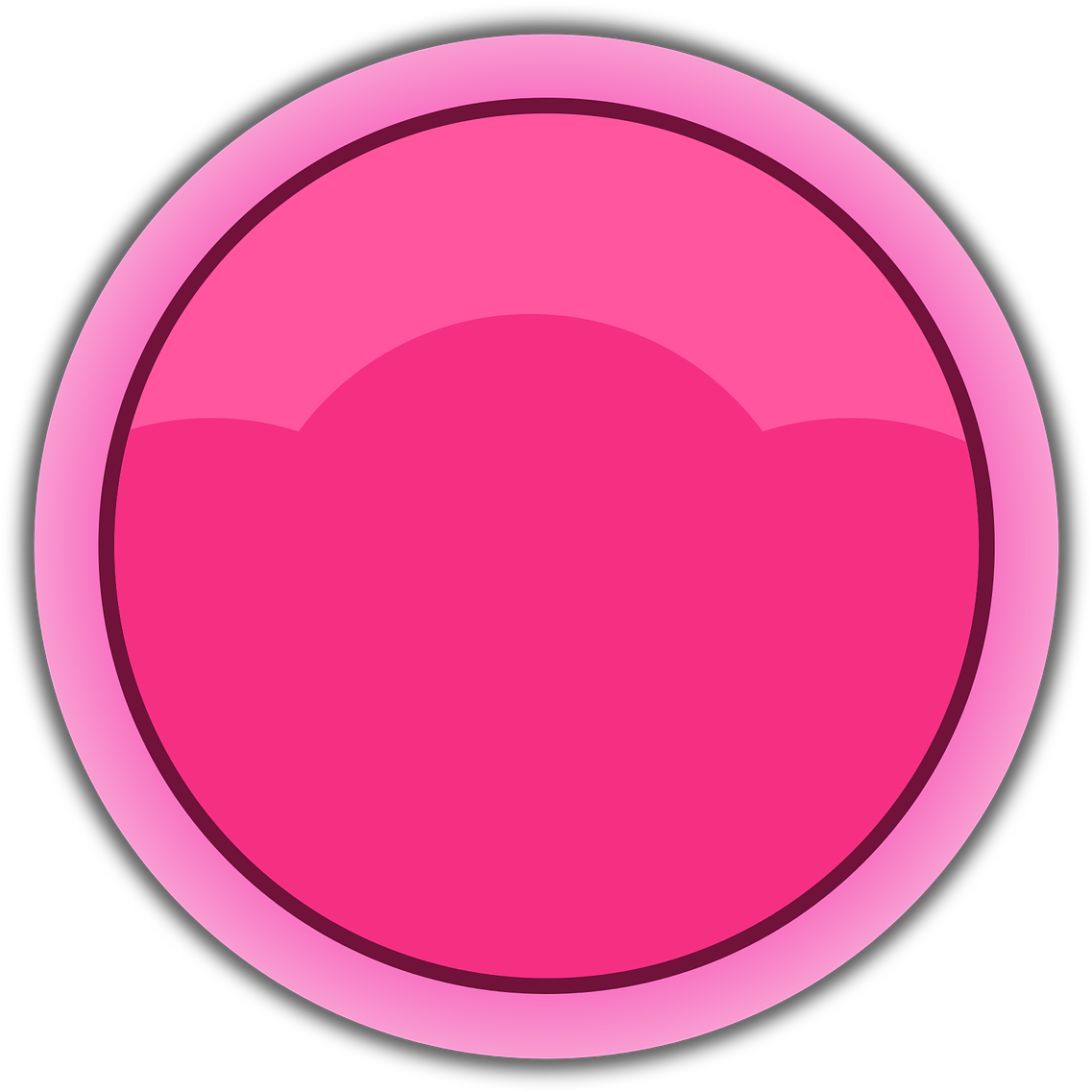 Pink Circle Graphic PNG