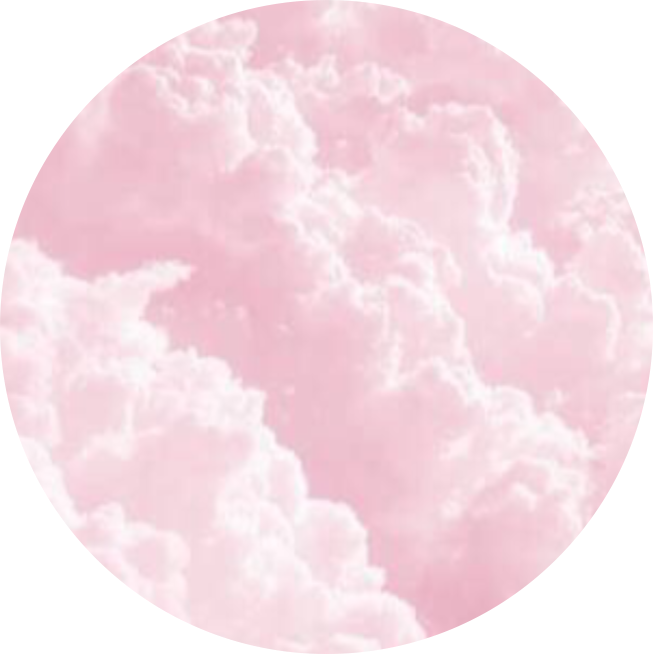 Pink Cloud Circle Abstract PNG