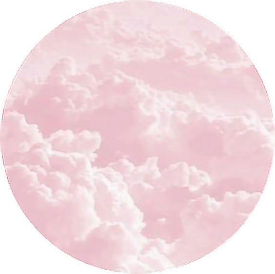 Pink Cloud Circle Abstract PNG