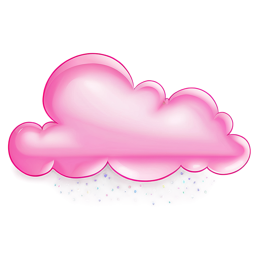 Pink Cloud Clipart Png Inh12 PNG