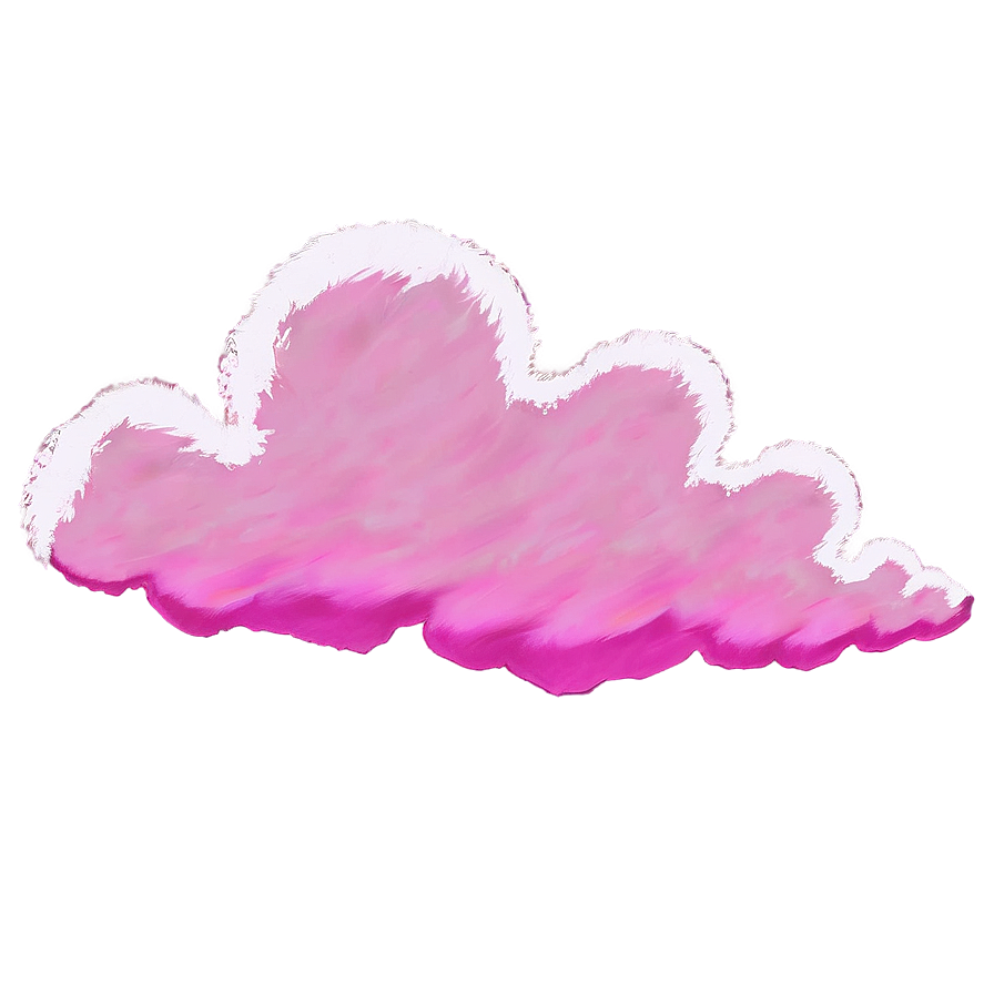 Pink Cloud Digital Art Png 06252024 PNG