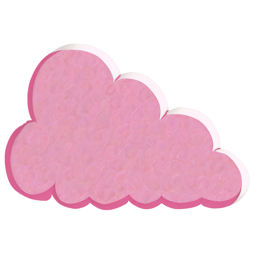 Pink Cloud Digital Art Png Ojw45 PNG