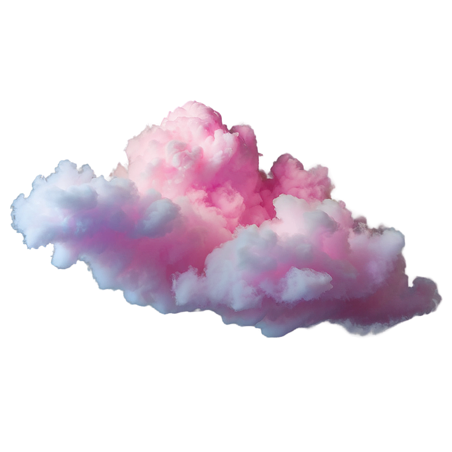 Pink Cloud Ethereal Scene Png 06252024 PNG