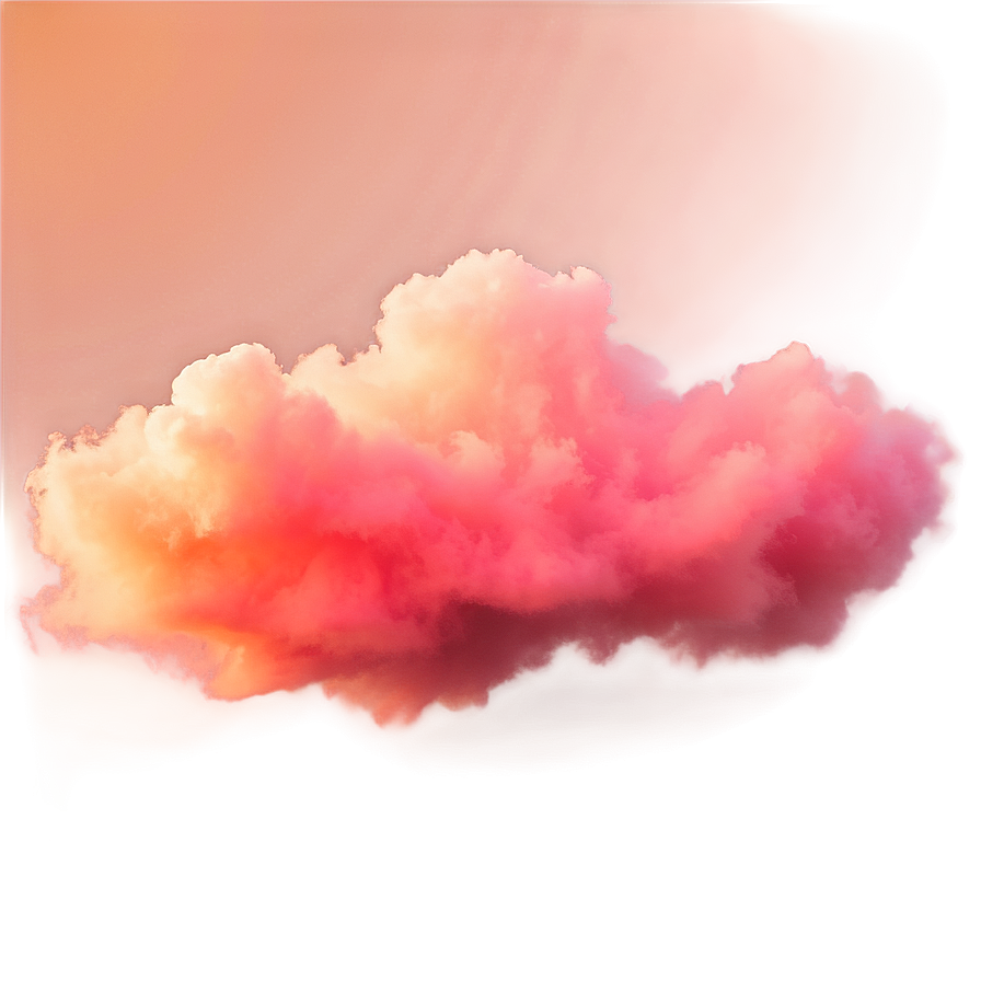 Pink Cloud In Sunrise Png 63 PNG