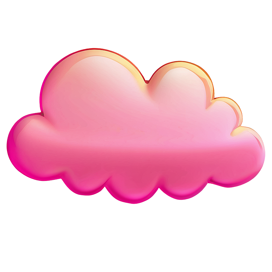 Pink Cloud In Sunset Glow Png 58 PNG