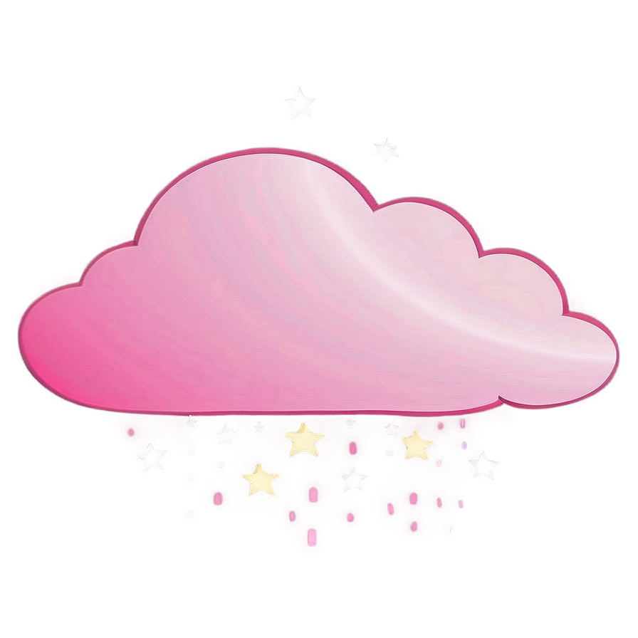 Pink Cloud Magical Theme Png 06252024 PNG