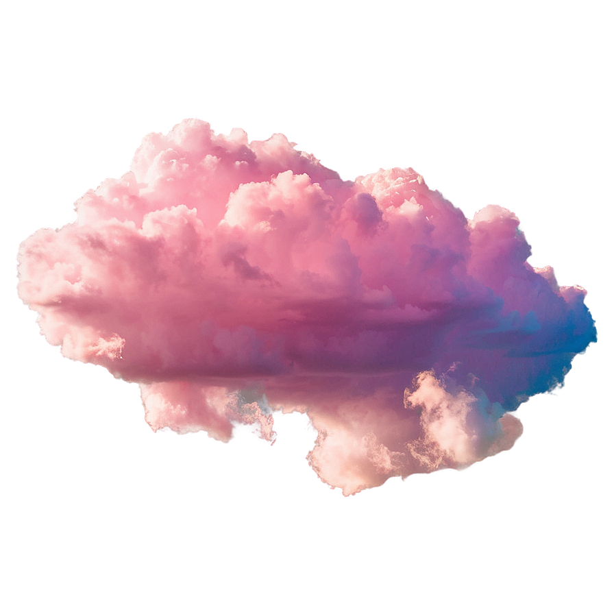 Pink Cloud Over Ocean Png 14 PNG