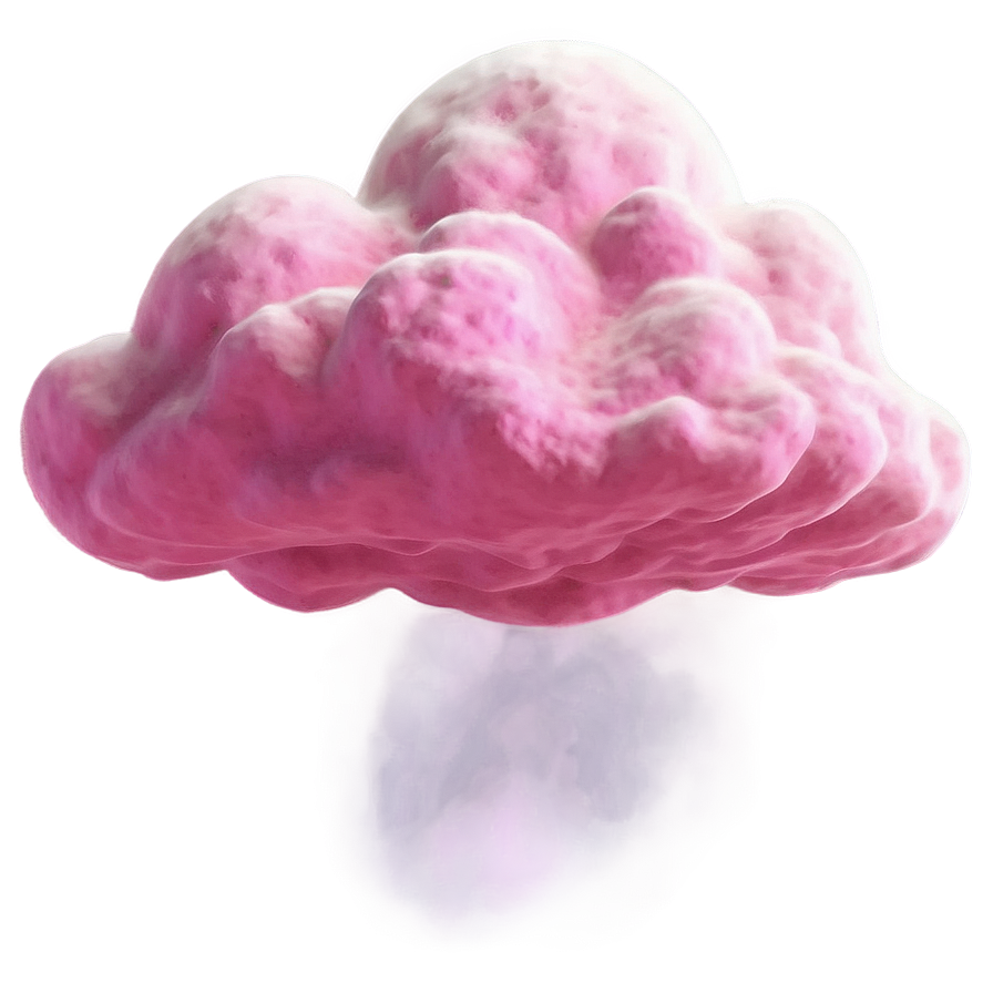 Pink Cloud Realistic Design Png 45 PNG