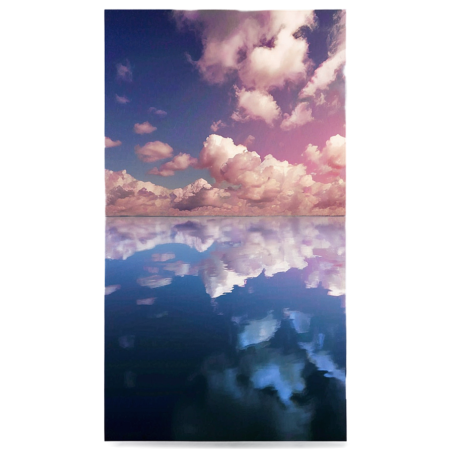 Pink Cloud Reflection Png Uqx71 PNG