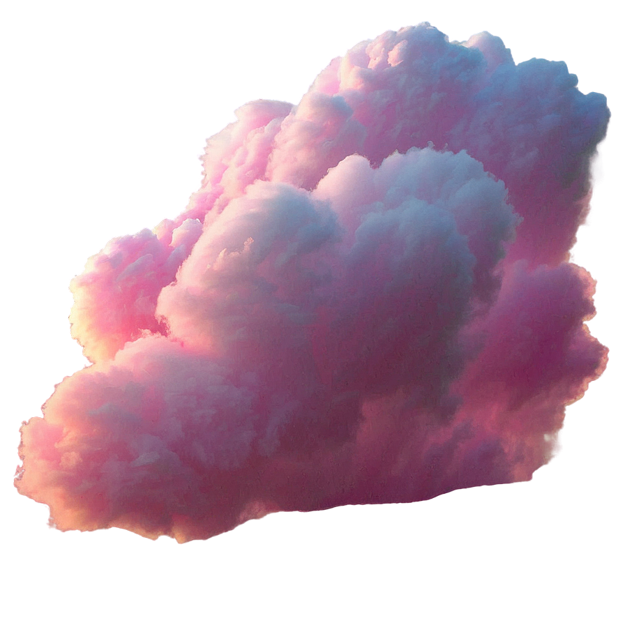 Pink Cloud Sunset Png 06252024 PNG