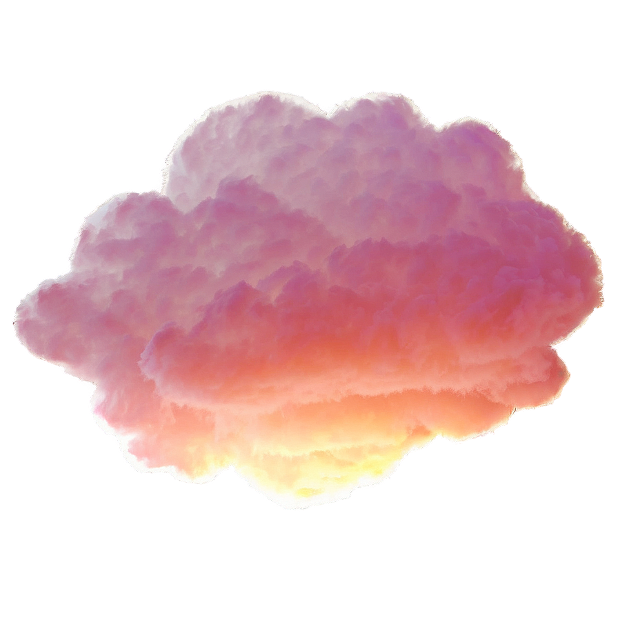 Pink Cloud Sunset Png Aej PNG