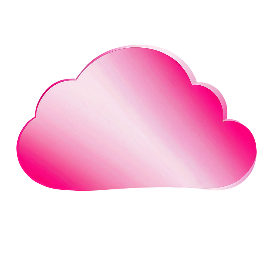 Pink Cloud Vector Graphic Png 92 PNG