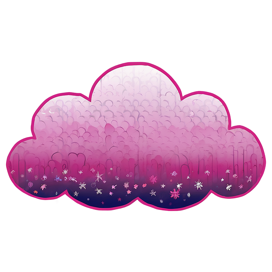 Pink Cloud Vector Graphic Png Ako56 PNG