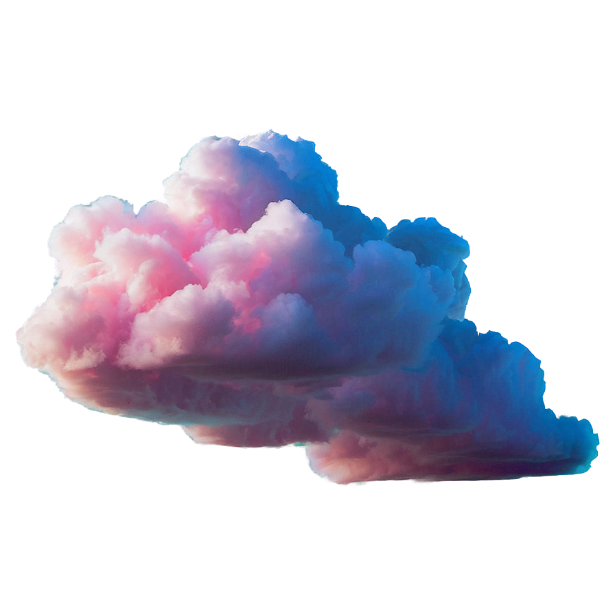 Pink Cloud With Blue Sky Png 41 PNG