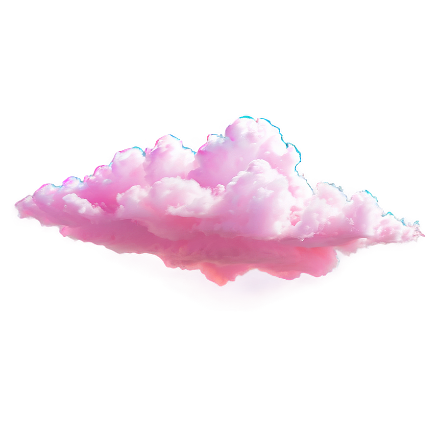 Pink Cloud With Sun Rays Png Wne PNG