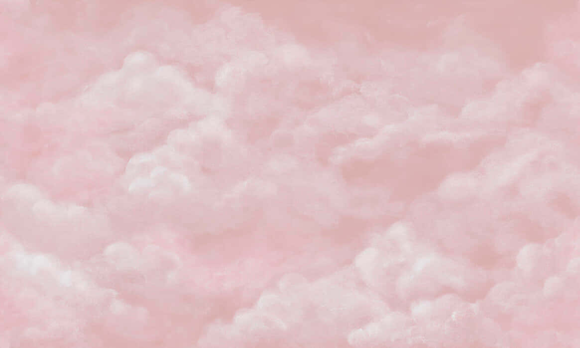 Pink Clouds Background With White Highlights Background